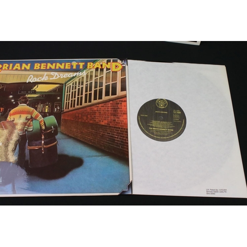 603 - Vinyl - 3 Brian Bennett LP's to include Rock Dreams (DJM 20499), The Illustrated London Noise (TWO 2... 