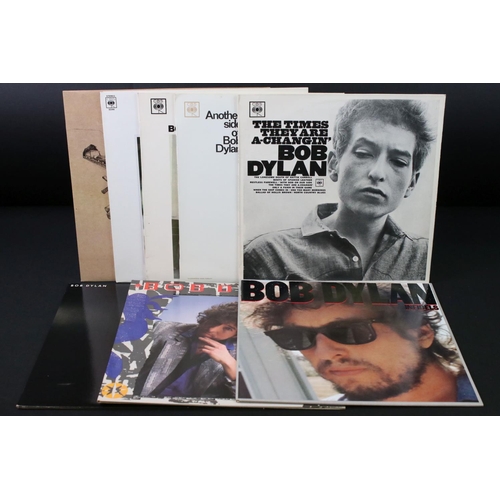 609 - Vinyl - 8 Bob Dylan LP's to include Highway 61 Revisited, The Times The Are A Changin, Another Side ... 