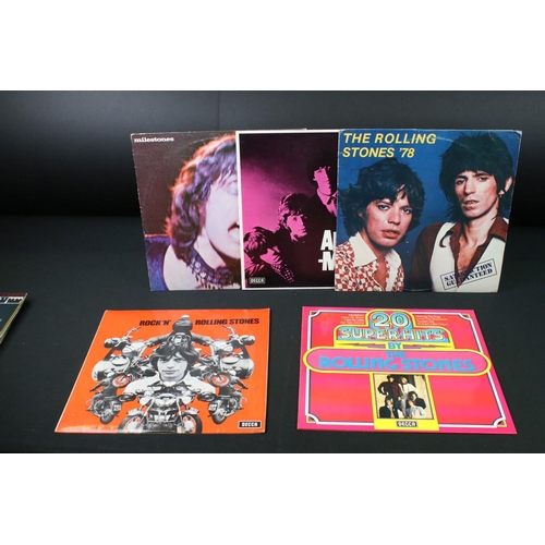 538 - Vinyl - 12 LPs from The Rolling Stones and Keith Richards to include Let It Bleed, Get Yer Ya Yas Ou... 