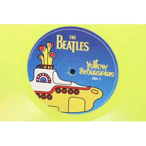 617 - Vinyl - The Beatles Yellow Submarine on Apple 521 4811.  Gatefold sleeve, yellow vinyl.  Ex+