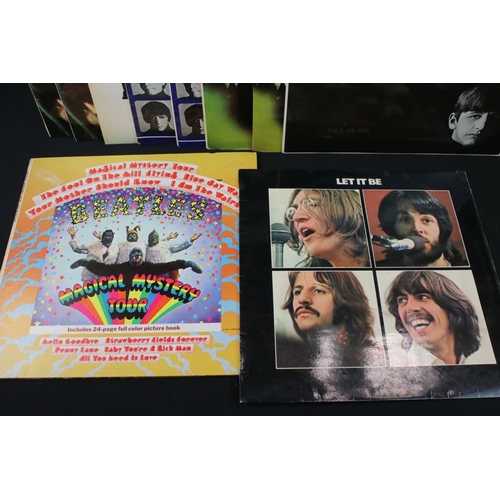 621 - Vinyl - 14 The Beatles LPs to include With The Beatles, For Sale (mono and stereo), A Hard Days Nigh... 