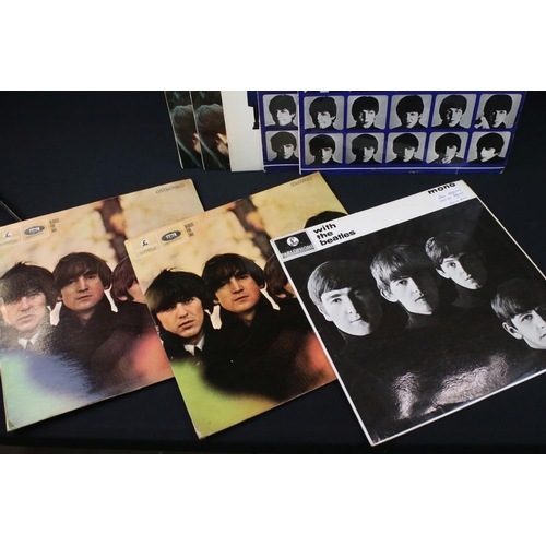 621 - Vinyl - 14 The Beatles LPs to include With The Beatles, For Sale (mono and stereo), A Hard Days Nigh... 