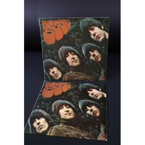 625 - Vinyl - 9 The Beatles LPs to include With The Beatles, A Hard Days Night, Help!, Rubber Soul x 2 (mo... 