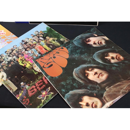 626 - Vinyl - 8 The Beatles LPs to include With The Beatles, A Hard Days Night, Help!, Rubber Soul x 2 (on... 