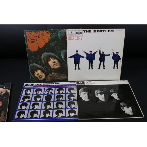 626 - Vinyl - 8 The Beatles LPs to include With The Beatles, A Hard Days Night, Help!, Rubber Soul x 2 (on... 