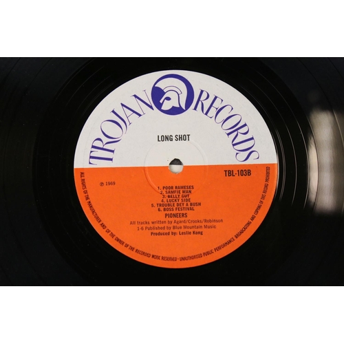 628 - Vinyl - The Pioneers Long Shot on Trojan Records TBL 103.  Sticker removal top right front sleeve.  ... 