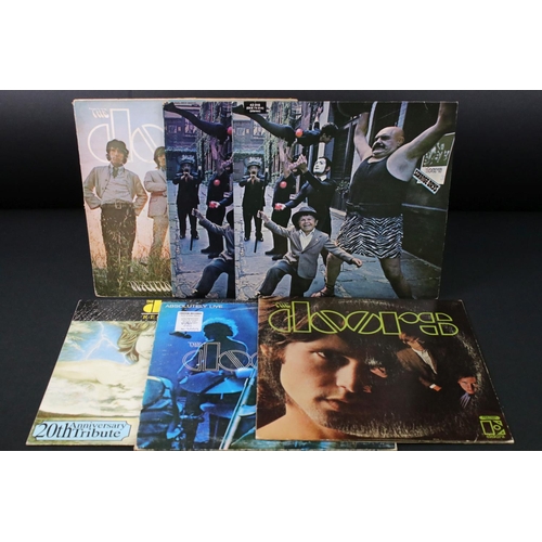 629 - Vinyl - 6 The Doors LPs to include Strange Days x 2 (EKL 4014 and K 42016) UK & German presssings, W... 