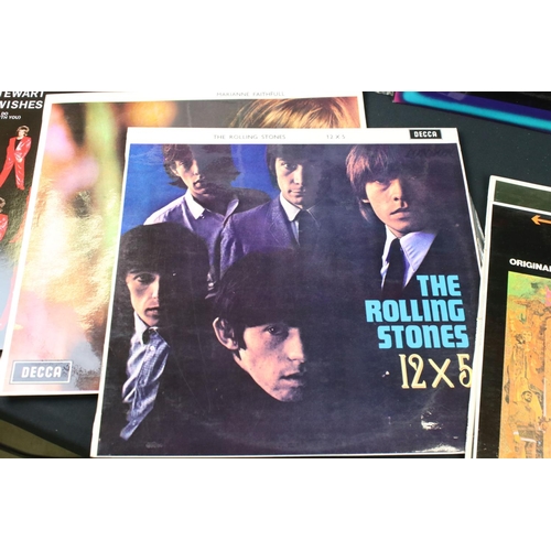 632 - Vinyl - Over 20 Rock & Pop LP's mainly New Zealand pressings including Rolling Stones, Rod Stewart, ... 