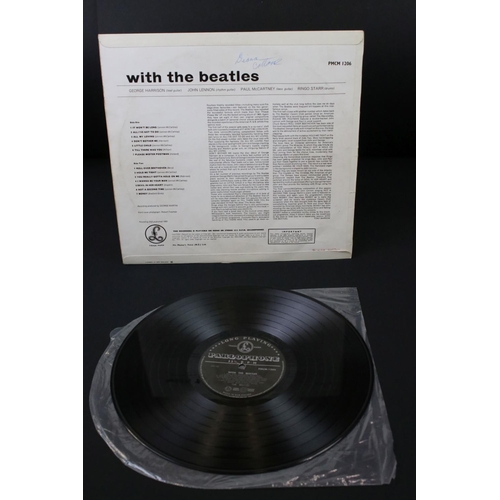 634 - Vinyl - The Beatles With The Beatles (PMCM 1206) New Zealand pressing, black and silver label, name ... 