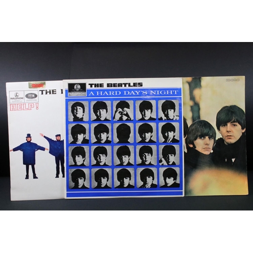 635 - Vinyl - 3 The Beatles LP's to include For Sale (PMCM 1240), A Hard Days Night (PMCM 1230) and Help! ... 