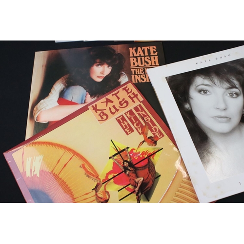 638 - Vinyl - 7 Kate Bush LPs to include The Kick Inside x 2, (US & UK presses), The Whole Story, Hounds O... 