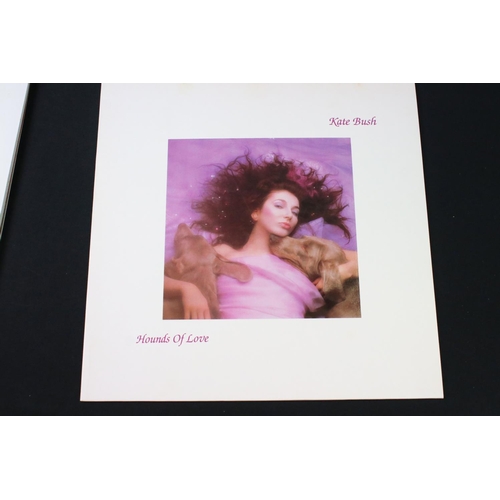 638 - Vinyl - 7 Kate Bush LPs to include The Kick Inside x 2, (US & UK presses), The Whole Story, Hounds O... 