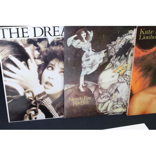 638 - Vinyl - 7 Kate Bush LPs to include The Kick Inside x 2, (US & UK presses), The Whole Story, Hounds O... 