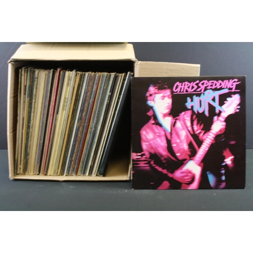 573 - Vinyl - Approx 70 mainly rock & pop LP's including Chris Spedding, Genesis, Julie Driscoll Brian Aug... 