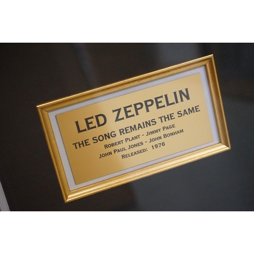 782 - Memorabilia / Autographs - Fully signed Led Zeppelin The Song Remains The Same LP sleeve.  Signed to... 