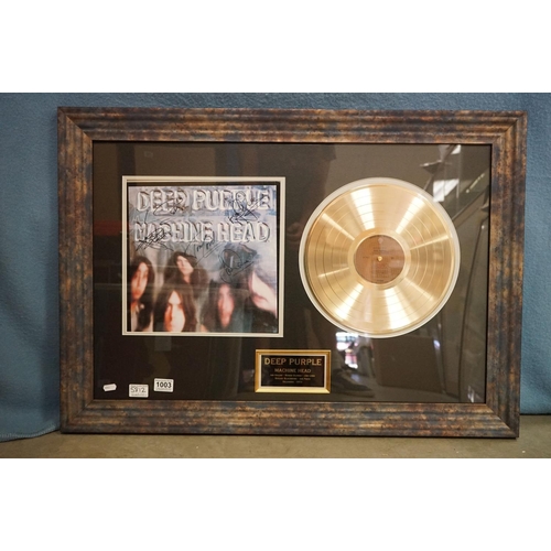 783 - Memorabilia / Autographs - Fully signed Deep Purple Machine Head LP sleeve.  Signed to front of slee... 