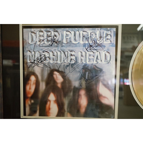 783 - Memorabilia / Autographs - Fully signed Deep Purple Machine Head LP sleeve.  Signed to front of slee... 