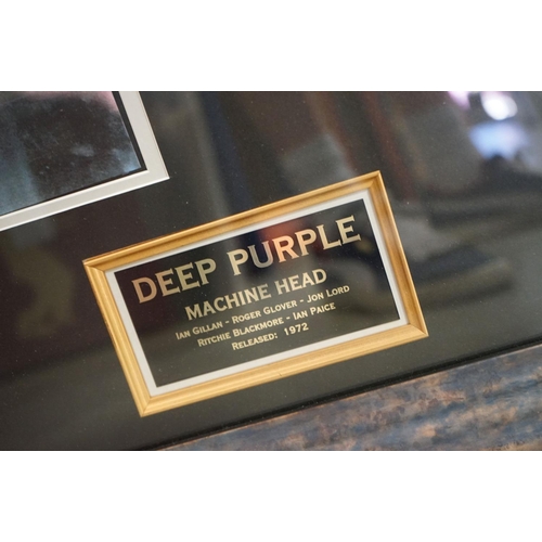 783 - Memorabilia / Autographs - Fully signed Deep Purple Machine Head LP sleeve.  Signed to front of slee... 