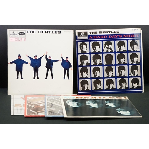 535 - Vinyl - The Beatles and related, 6 albums to include: A Hard Day’s Night (UK 1st pressing 3N / 3N, P... 