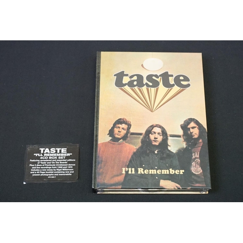 689 - DVD/CD box sets - Taste I'll Remember, Rory Gallagher Irish Tour '74, Derek & The Dominos The Layla ... 