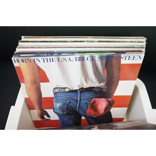 701 - Vinyl - Collection of LP's, (25) 45's and Cassettes mainly rock and pop including The Jam, U2, Dire ... 