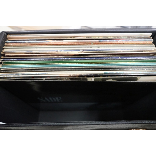 705 - Vinyl - Approx 50 LP's mainly rock and pop LP's including Iron Maiden, Van Halen, ACDC, Saxon, Meat ... 