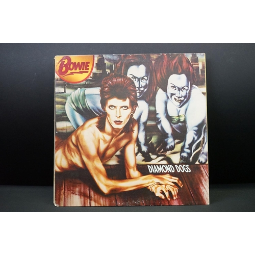 708 - Vinyl - 8 David Bowie LPs to include Ziggy Stardust, Pin Ups, Diamond Dogs, The Man Who Sold The Wor... 