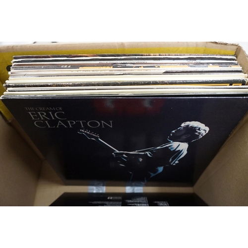 729 - Vinyl - Approx 35 Rock LP's including Fleetwood Mac, Rush Fly By Night reissue, Black Sabbath, Camel... 