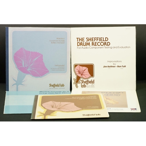 733 - Vinyl - Five limited edition direct to disc Sheffield Lab LP's to include 7, 8, 14, 22 & 24.  Sleeve... 