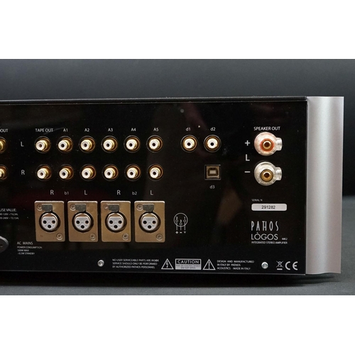 759 - Music Equipment - Pathos Lògos Mk II stereo amplifier