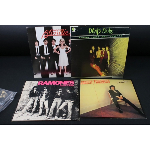 611 - Vinyl - 8 Punk / New Wave LP's & 1 12