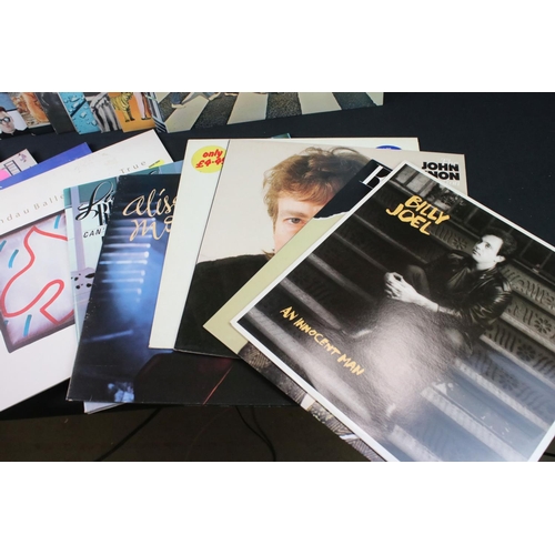 736 - Vinyl - Approx 60 mainly Rock & Pop LP's to include The Beatles, The Rolling Stones, The Who, Thin L... 