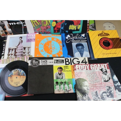 739 - Vinyl - 36 Original UK Rap / Hip Hop / Soul / Dance singles, including: Silver Bullet, Sam Cooke, Fu... 