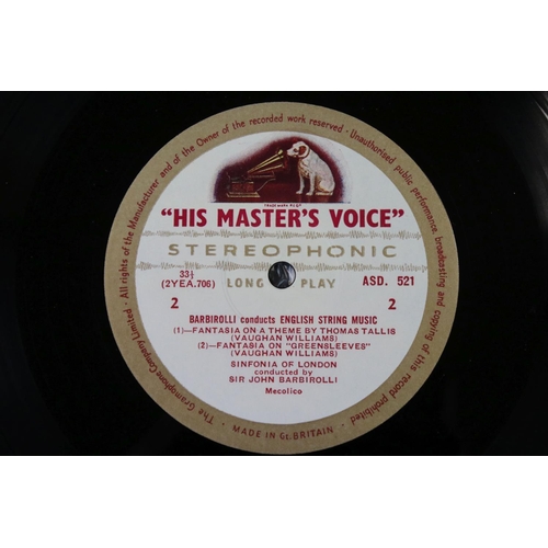 803 - Vinyl - Classical - HMV ASD 521 original ED1 stereo pressing, cream and gold labels, flipback sleeve... 