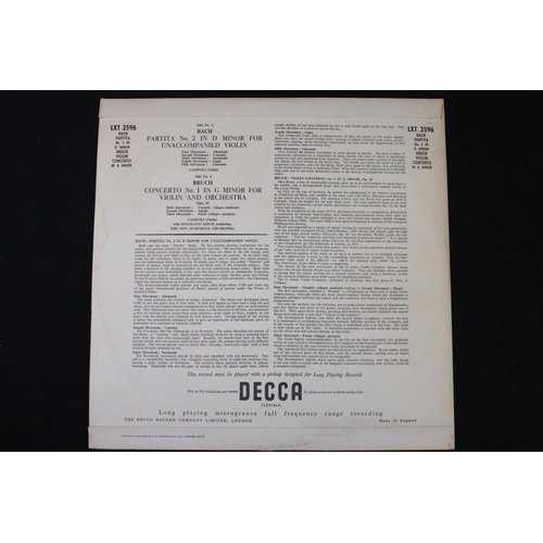 810 - Vinyl - Classical - Decca LXT 2596.  Sleeve has small split to bottom seam and light signs of shelf ... 