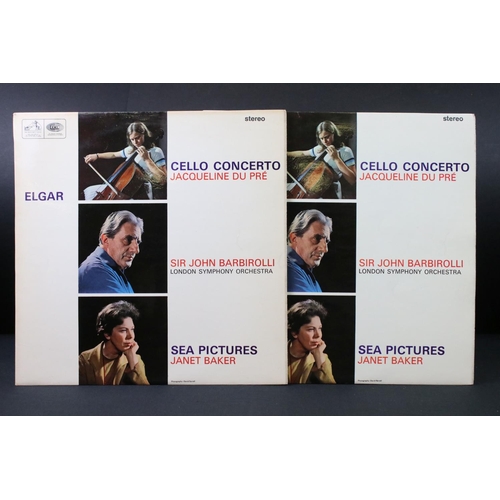 822 - Vinyl - Classical - Jacqueline Du Pre / Barbirolli - Elgar: Cello Concerto  (UK stereo, HMV, ASD 655... 