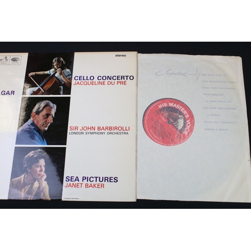 822 - Vinyl - Classical - Jacqueline Du Pre / Barbirolli - Elgar: Cello Concerto  (UK stereo, HMV, ASD 655... 