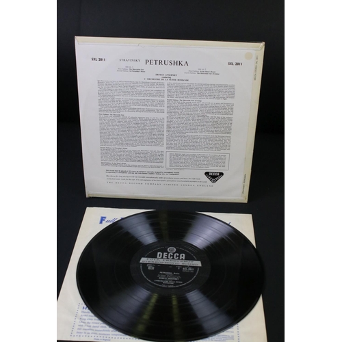 825 - Vinyl - Classical - Ansermet: Stravinsky Petrushka (UK stereo, ED1 WBG “Original Recording” text, De... 