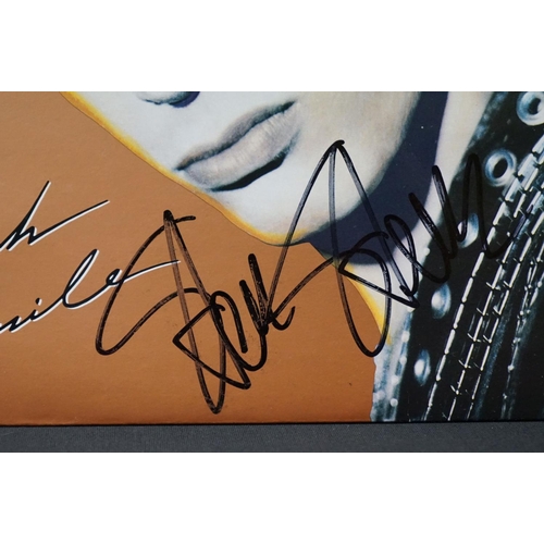 767 - Vinyl & Autographs - Billy Idol Whiplash Smile LP signed to front sleeve by Billy Idol and Steve Ste... 