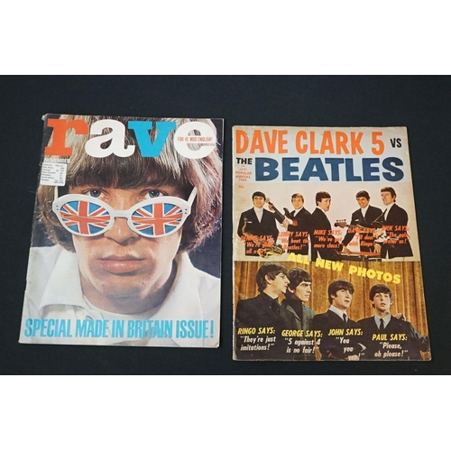 774 - Memorabilia - various items of memorabilia including 24ct plated Shadows disc, Beatles magazines, LP... 