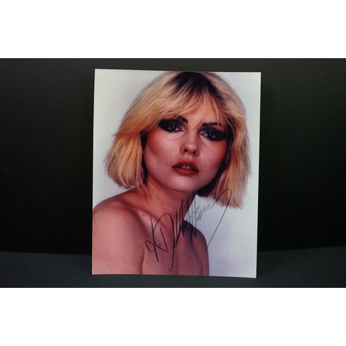 775 - Memorabilia - A signed picture of Debbie Harry.  Accompanied by a COA from unknown company dated 198... 