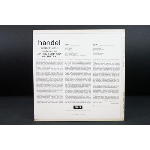 828 - Vinyl - Classical - The London Symphony Orchestra George Szell:  Handel Water Music (UK stereo, ED1 ... 