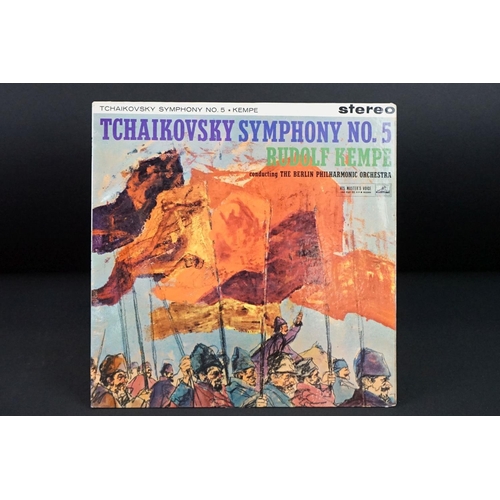 829 - Vinyl - Classical - Rudolf Kempe : Tchaikovsky Symphony No 5 (UK stereo ED1 Gold White labels, His M... 