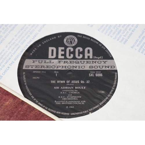 831 - Vinyl - Classical - 11 Stereo UK Decca Records albums: SXL 6273 (ED 1) SXL 6401 (ED 1), SXL 6356 (ED... 