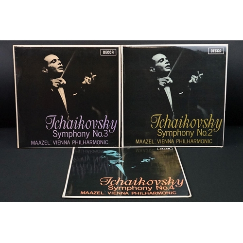 832 - Vinyl - Classical - 3 UK Decca Stereo albums: Maazel Vienna Philharmonic  - Tchaikovsky Symphony No.... 