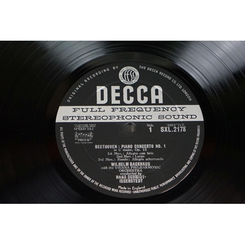 833 - Vinyl - Classical - 3 rare UK Decca Stereo ED 1 albums: SXL 2178 (ED 1, WBG, “Original recording” te... 