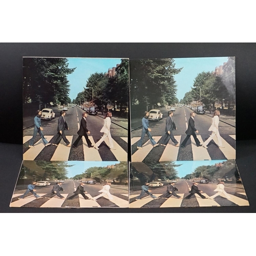 592 - Vinyl - 8 The Beatles LPs to include Abbey Road x 4 (PCS 7088) all with aligned Apple to sleeve, 3 w... 