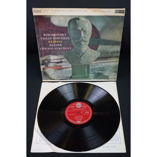 836 - Vinyl - Classical - 6 rare Stereo albums on various labels: Heifetz Tchaikovsky Violin Concerto (UK ... 