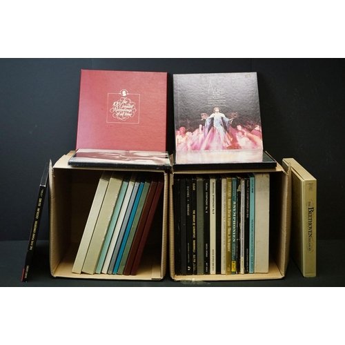 838 - Vinyl - Over 30 Classical box sets including some stereo examples.  Condition at least Vg overall