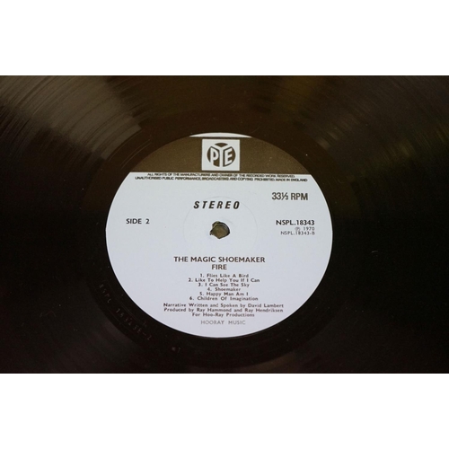 99 - Vinyl - Fire - The Magic Shoemaker on Pye Records NSPL 18343.  Textured sleeve has large shop sticke... 